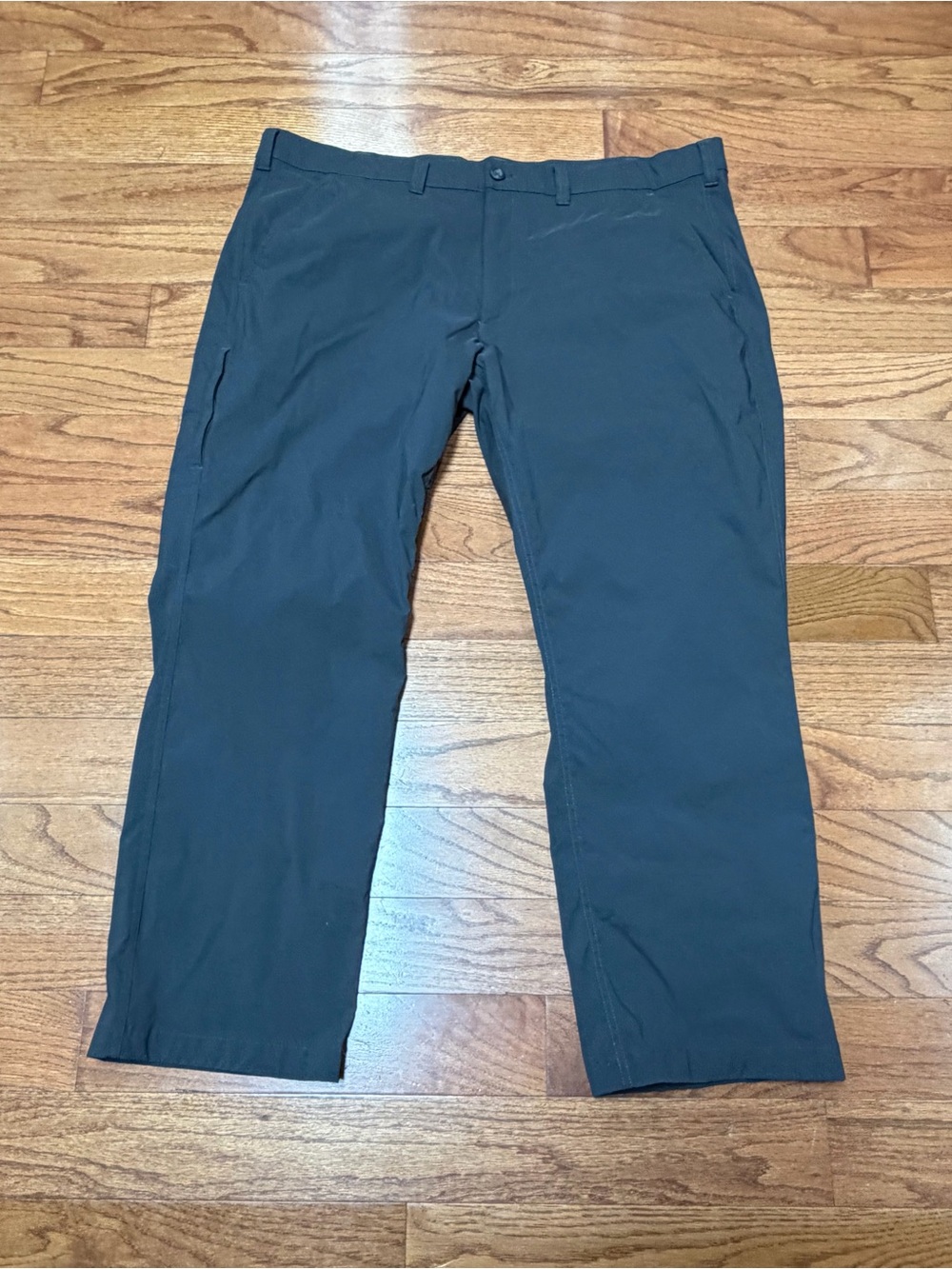 Eddie Bauer Men's Charcoal/Dark Gray Nylon Casual Pants Size 42x30
